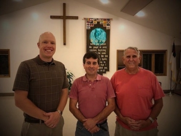 Please Welcome our new Chairman, Norman Westerbaan (left)!
Thank You to our previous Chairmen, Wayne Fishburn (middle) and Earl Nick (right) for your servant's hearts, leadership & guidance!