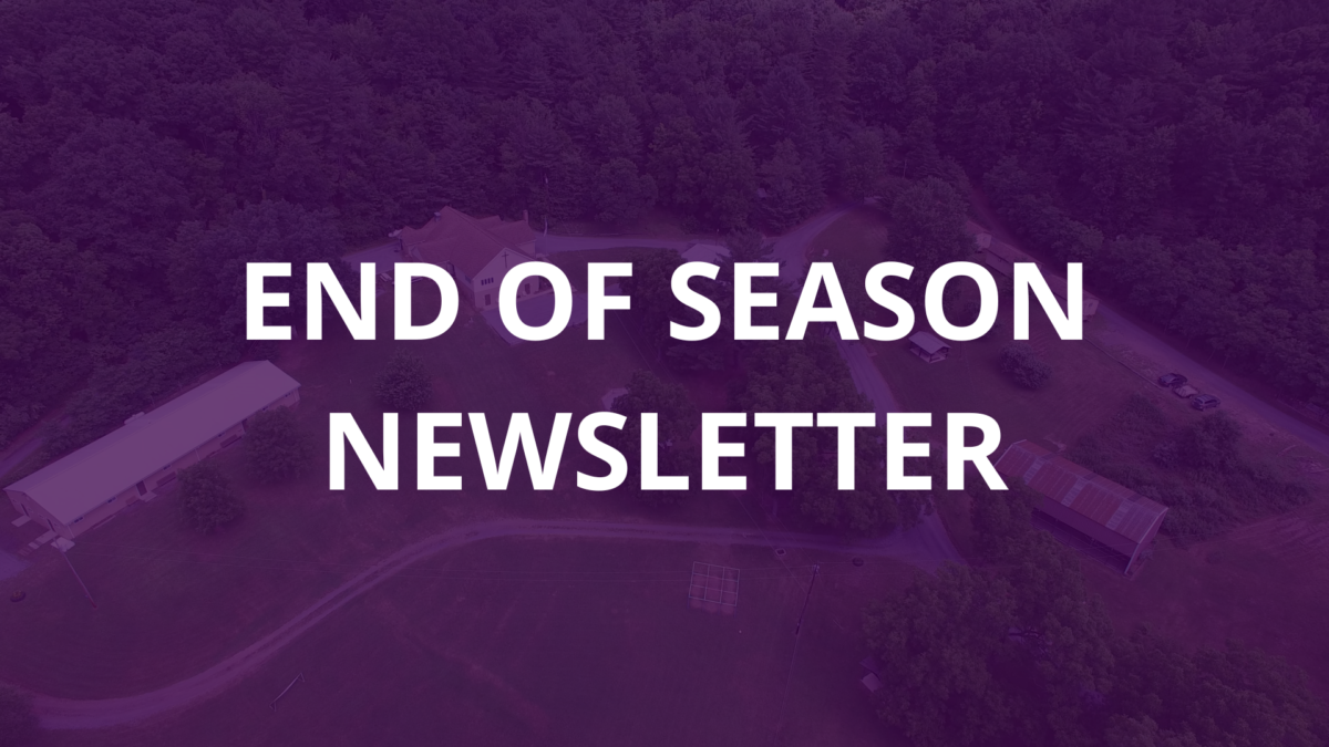 End of Season Newsletter